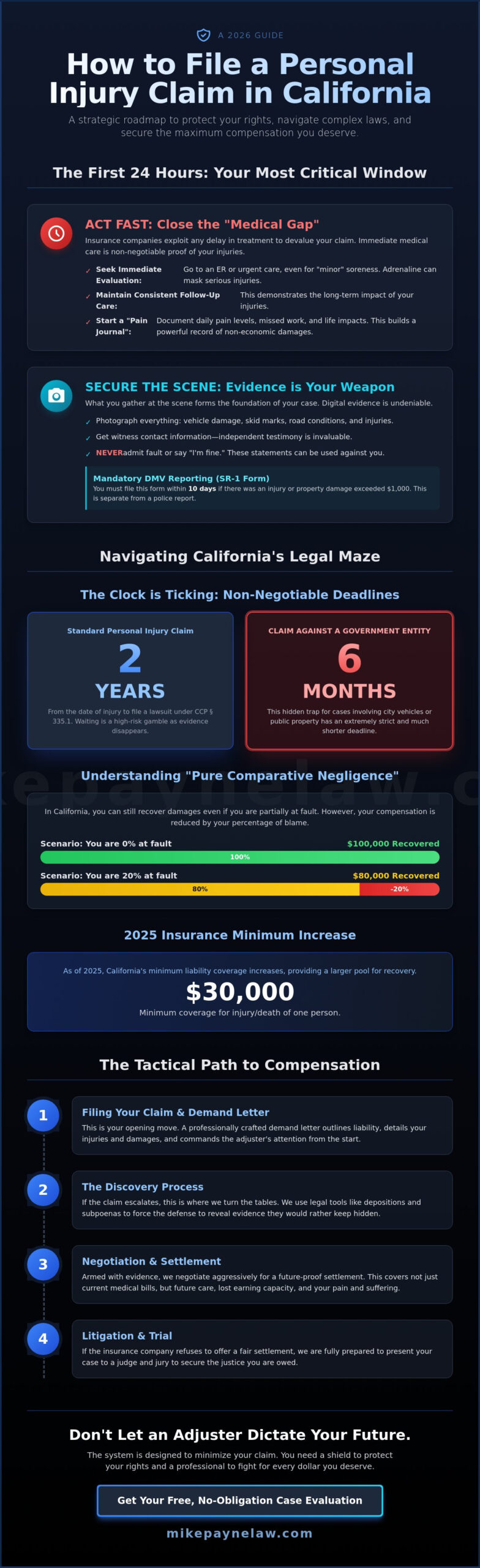 How to File a Personal Injury Claim in California: The 2026 Legal Guide