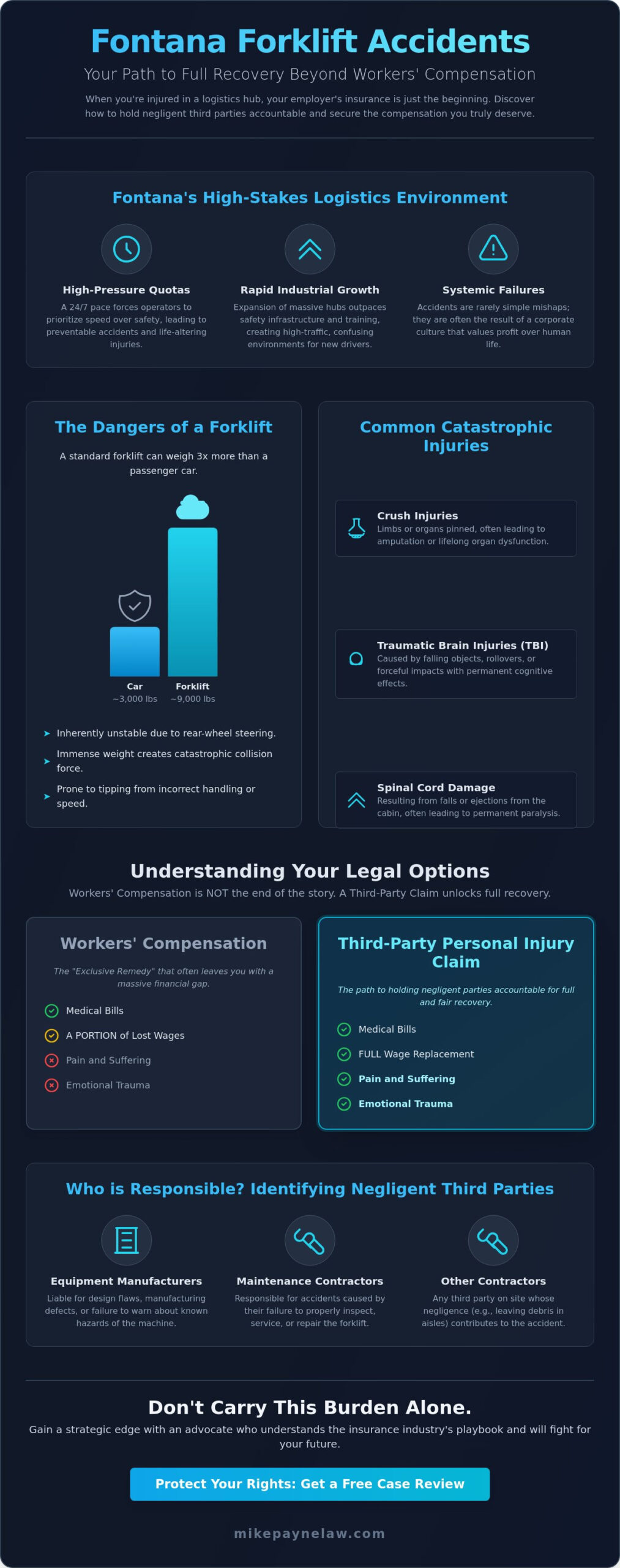 Forklift Accident Attorney Fontana: Fighting for Injured Workers in the Inland Empire