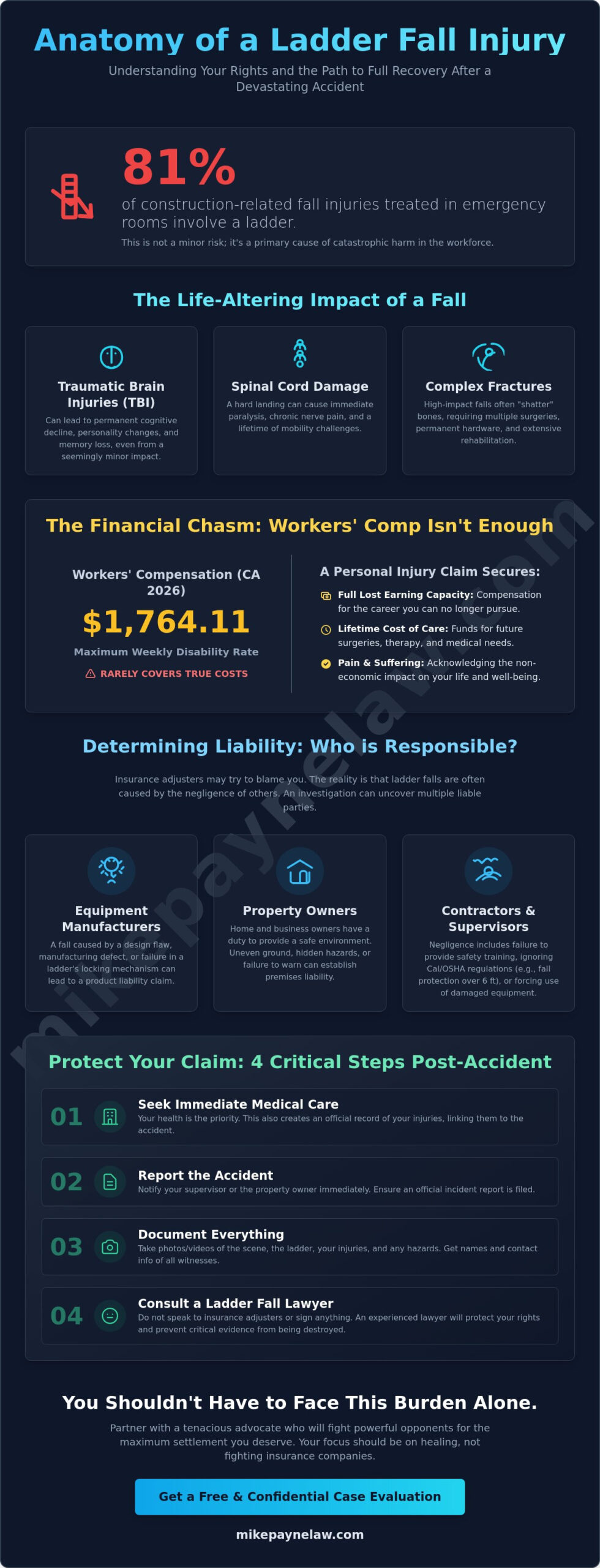Ladder Fall Injury Lawyer Covina: Fight for Maximum Compensation in 2026